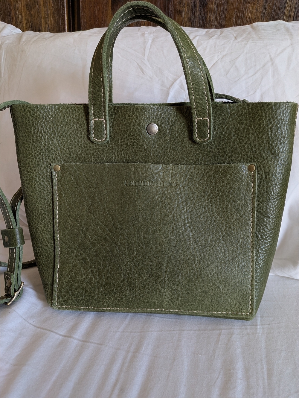 Portland Leather OG Kiwi Mini Crossbody